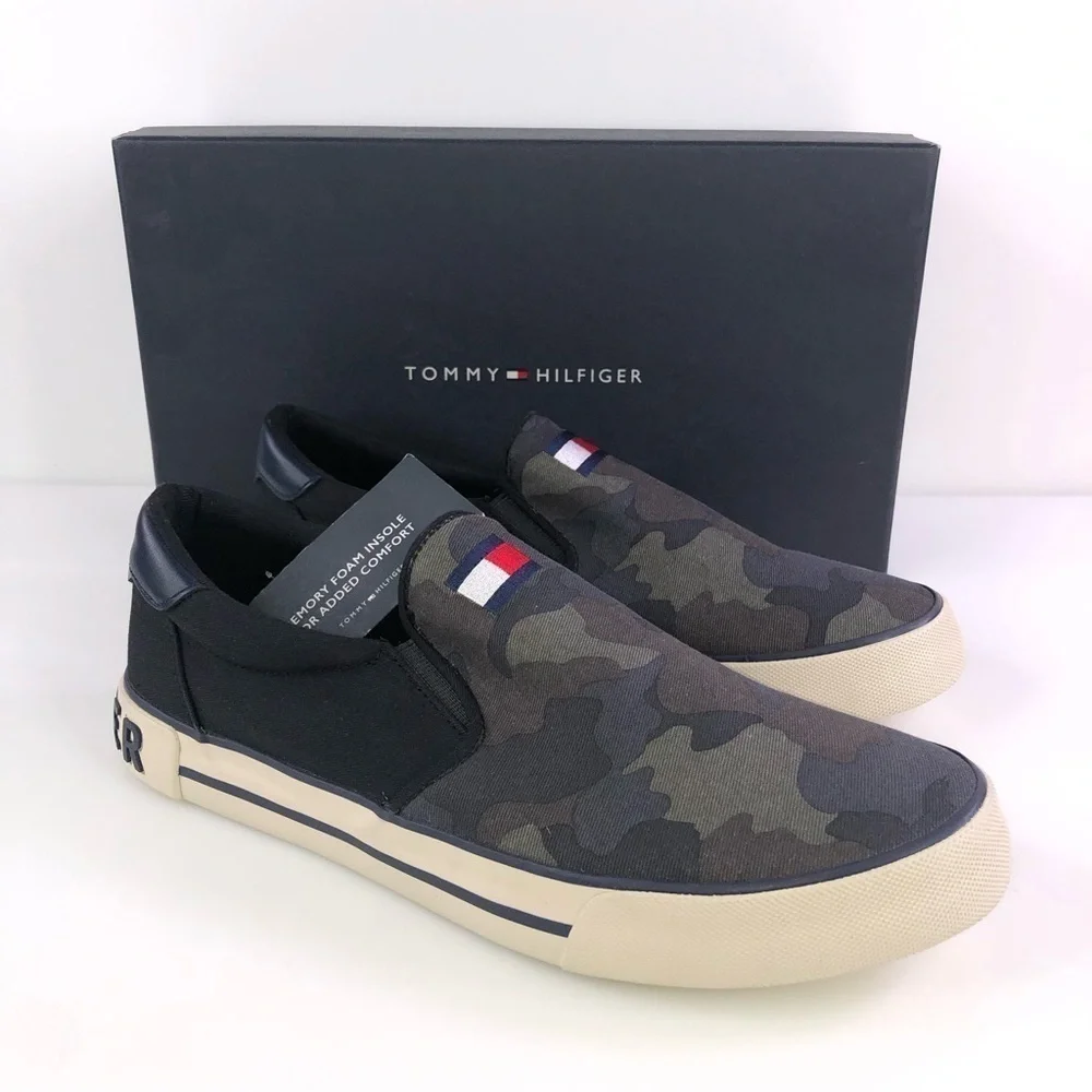 TOMMY Hilfiger Rawler Camo Sneaker Shoes Size 7.5M